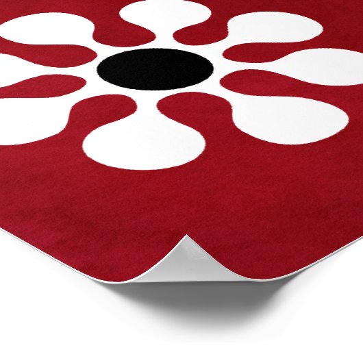 Colimacon Red Poster (Ecke)