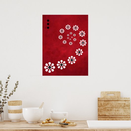 Colimacon Red Poster (Küche)