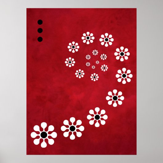 Colimacon Red Poster (Vorne)