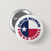 Colin Allred für die Wahl 2024 im US-Senat Button (Vorne & Hinten)