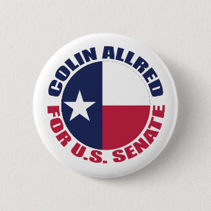 Colin Allred für die Wahl 2024 im US-Senat Button