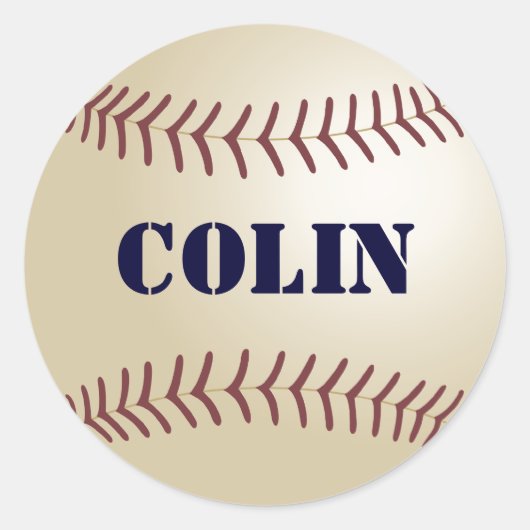 Colin Baseball Aufkleber (Vorderseite)