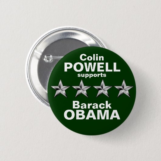 Colin Powell Button (Vorne & Hinten)
