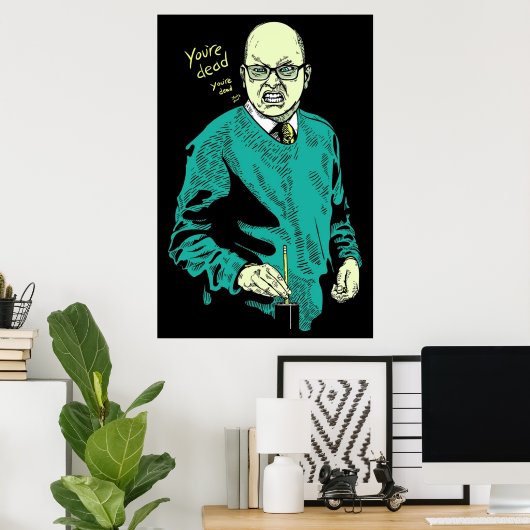 Colin Robinson Energy Vampire Poster (Heimbüro)