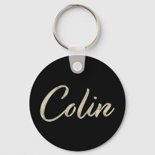 Colin whitegold Button Schlüsselanhänger