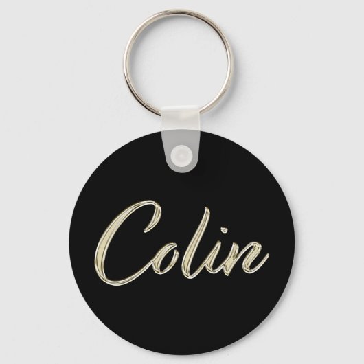 Colin whitegold Button Schlüsselanhänger (Vorderseite)