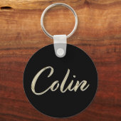 Colin whitegold Button Schlüsselanhänger (Vorderseite)