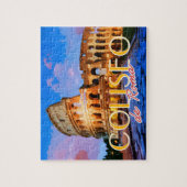 Coliseo de Roma Italien Sommerreise Postkarte Puzzle (Vertikal)