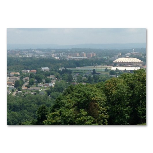 Coliseum Bäume Berge Benutzerdefinierte Lernkarten Tischnummer (Vorderseite)