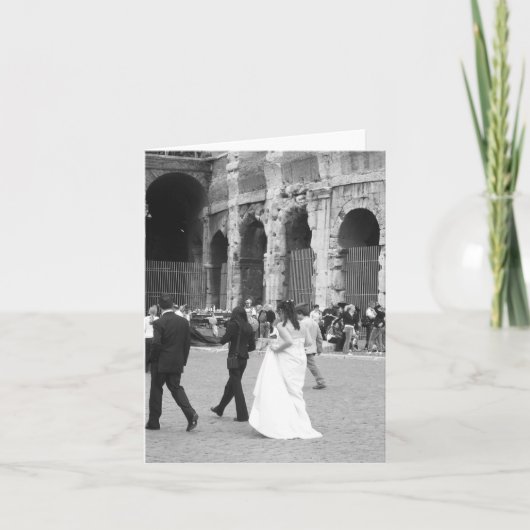 Coliseum Bride Karte (Vorderseite)