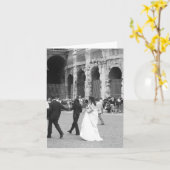 Coliseum Bride Karte (Gelbe Blume)