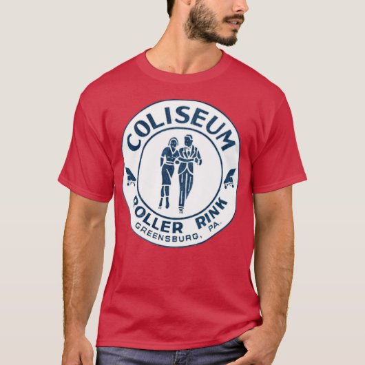 Coliseum Roller Rink - Greensburg, PA T-Shirt (Vorderseite)