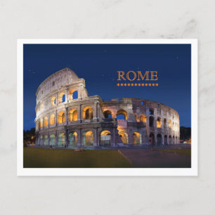 Coliseum Rome Post Card Postkarte