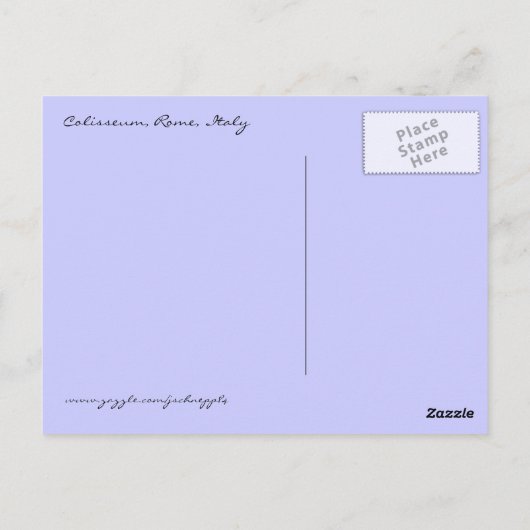 Colisseo Postkarte (Rückseite)