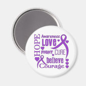 Colitis Hope Collage Magnet (Vorderseite/Rückseite)