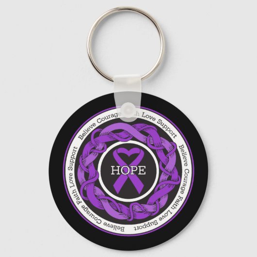 Colitis-Hope-Syndrom Schlüsselanhänger (Vorderseite)