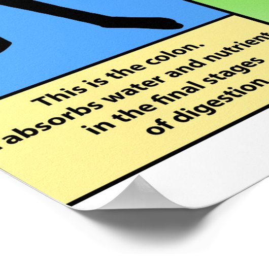 Colitis-Poster Poster (Ecke)