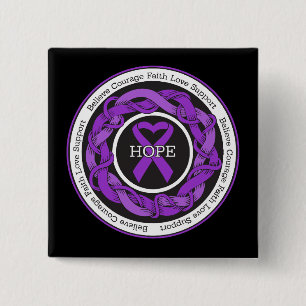 Colitis ulcerosa-Hoffnung verflochtenes Band Button