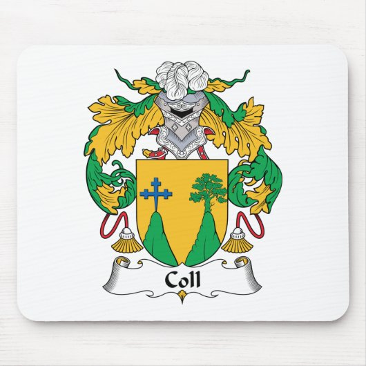 Coll Familienwappen Mousepad (Vorne)