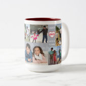 Collage 10 Foto Vater - Tasse (VorderseiteRechts)