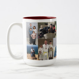 Collage 10 Foto Vater - Tasse
