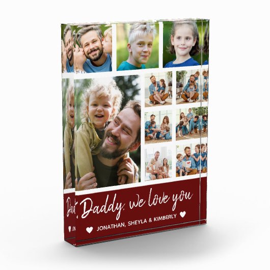 Collage 10 Photos gift for Dad Fotoblock (Links)