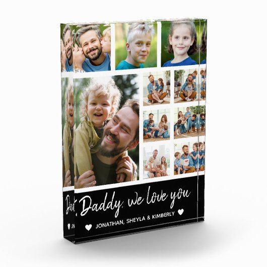 Collage 10 Photos gift for Dad Fotoblock (Links)