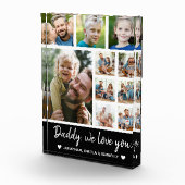 Collage 10 Photos gift for Dad Fotoblock (Rechts)