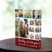 Collage 10 Photos gift for Dad Fotoblock