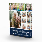 Collage 10 Photos gift for Dad Fotoblock (Rechts)