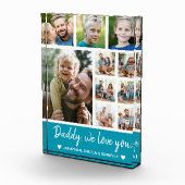 Collage 10 Photos gift for Dad Fotoblock (Rechts)