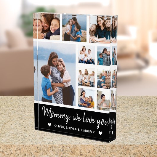 Collage 10 Photos gift for Mom Fotoblock