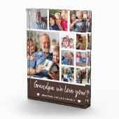 Collage 10 Photos Grandpa We Love you Fotoblock (Rechts)