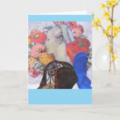 Collage 2023 Blue Fee Karte (Gelbe Blume)