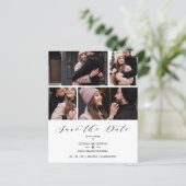 Collage 4 Photos Modern Couple Wedding (Stehend Vorderseite)