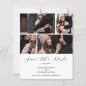 Collage 4 Photos Modern Couple Wedding (Vorderseite)