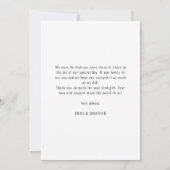 Collage 5 Foto Newlyweds Wedding Danke Karte (Rückseite)