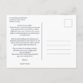 Collage 5 Fotos Covid19 Chic Seien Sie unsere Gäst Postkarte (Rückseite)