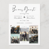 Collage 5 Fotos Covid19 Chic Seien Sie unsere Gäst Postkarte (Vorderseite)