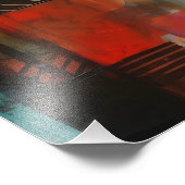 Collage Abstracto de Círculo Geométrico Fotodruck (Ecke)