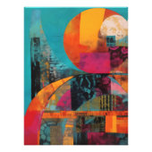 Collage Abstracto de Círculos Coloridos Fotodruck (Vorne)