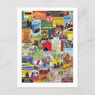 Collage Allemagne Postkarte