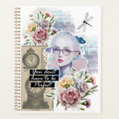 Collage Art Birthday Flowers Planer (Vorderseite)