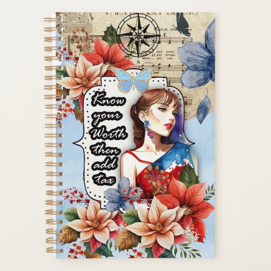 Collage Art December, Holly Planer (Vorderseite)