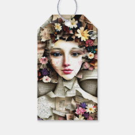 Collage Art | Ein Geschenk für Sie von und nach Geschenkanhänger