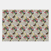 Collage Art | Hübsche Frauen mit Typografie Geschenkpapier Set (Vorderseite 3)