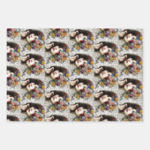 Collage Art | Hübsche Frauen mit Typografie Geschenkpapier Set (Vorderseite 2)