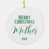 Collage Art Insektenkunst BUTTERFLY XMAS LIGHTS Keramik Ornament (Hinten)