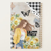 Collage Art March, Daffodil Planer (Rückseite)