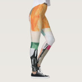 Collage Art, modern bunt abstrakt. Leggings (Rechts)